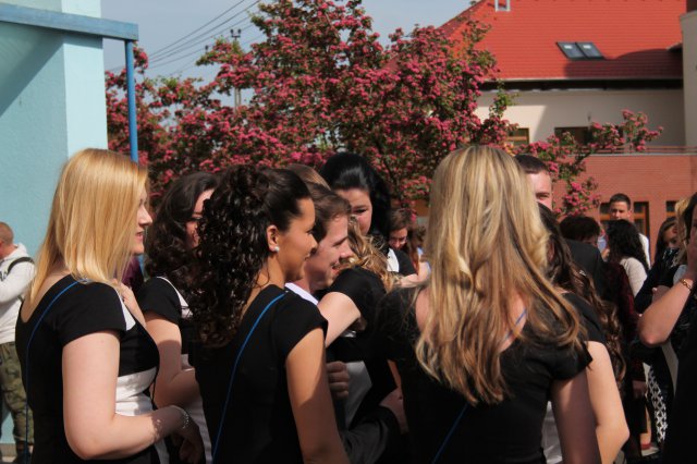 Középiskolai ballagás