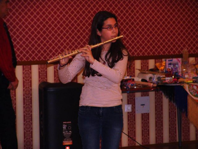 Mikulás műsor  a nyugdíjas klubban