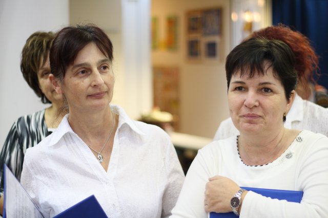 Nyugdíjas pedagógusok köszöntése