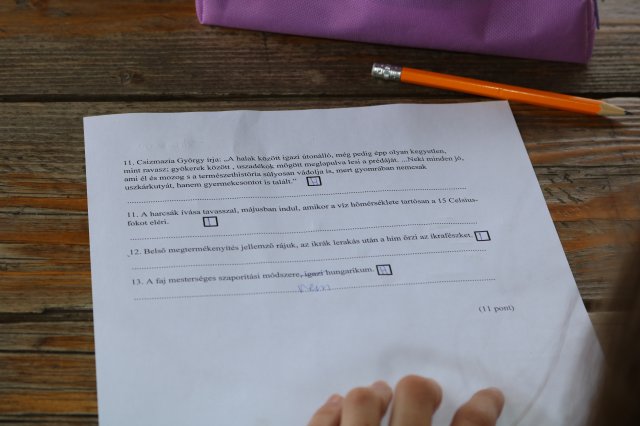 Természetismereti emlékverseny