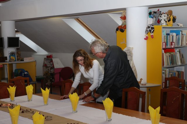 Nyugdíjas pedagógusok köszöntése