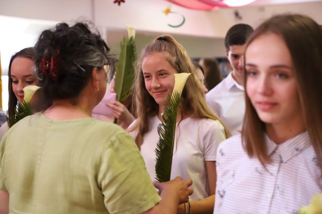 Búcsúzó a pedagógusoktól