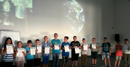 Űrkadét diplomát kaptunk