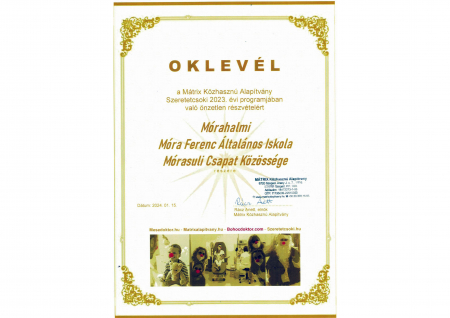 Szeretetcsokival segítettünk