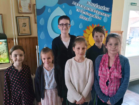 Kist&eacute;rs&eacute;gi matematikaversenyen remekeltek tanul&oacute;ink